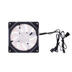 1ST PLAYER FC7R 120MM REVERSE 4PIN PWM + 3PIN ARGB TEKLİ AYNA TASARIMLI SİYAH KASA FANI