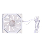 1ST PLAYER FC7R 120MM REVERSE 4PIN PWM + 3PIN ARGB TEKLİ AYNA TASARIMLI BEYAZ KASA FANI