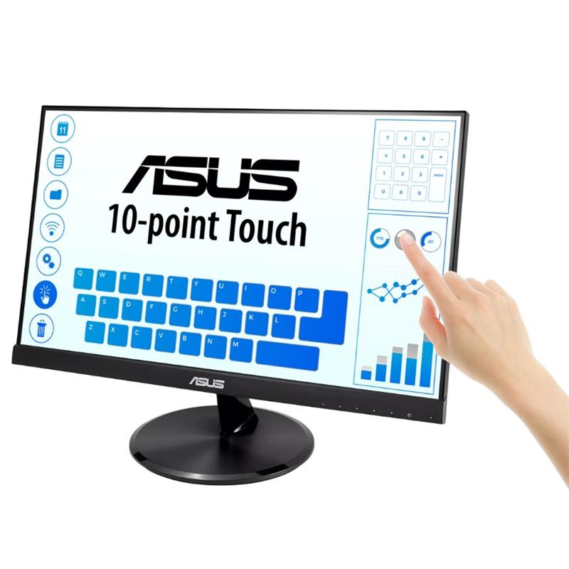 ASUS 21.5 VT229H IPS 5MS 60MHZ 1XVGA 1XHDMI FHD 1920X1080 HOPARLÖR ÇERÇEVESİZ DÜŞÜK MAVİ IŞIK DOKUNM