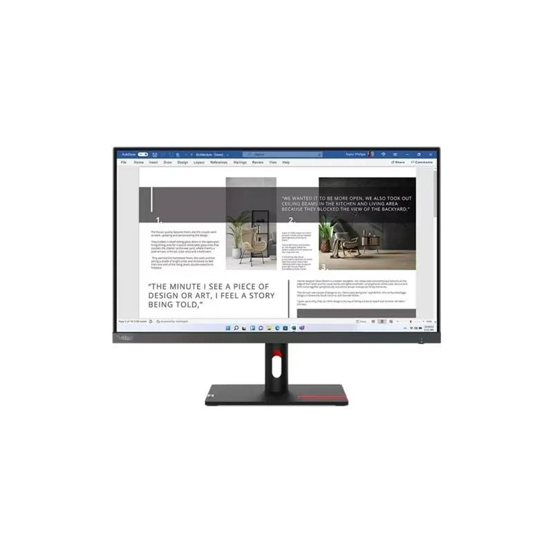 LENOVO 27 S27I-30 THINKVISION 63DFKAT4TK FHD 4MS 100HZ HDMI+VGA WLED MONITOR