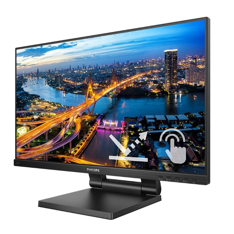PHILIPS 21.5 222B1TC/00 IPS 4MS 75MHZ 1XVGA 1XHDMI 1XDP 1XUSB 3.2 FHD 1920X1080 HOPARLÖR DOKUNMATİK