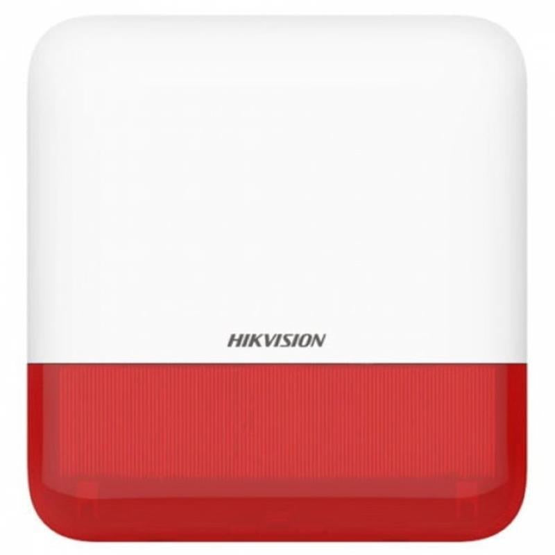 HIKVISION DS-PS1-E-WE 868MHZ 110DB DIŞ ORTAM IP65 KABLOSUZ SİREN KIRMIZI RENK