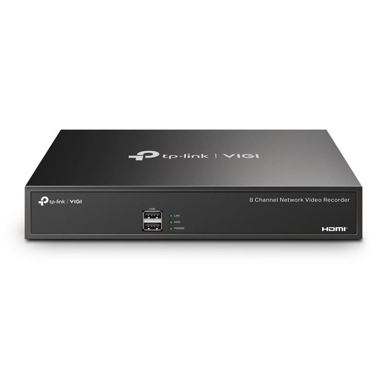 Tplink-Vigi TP-LINK VIGI NVR1008H 8 KANAL 1 SATA H265+ ONVIF NVR KAYIT CİHAZI
