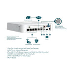 Tplink-Vigi TP-LINK VIGI NVR1104H-4P V1.0 4 KANAL POE 1 SATA H265+ ONVIF NVR KAYIT CİHAZI