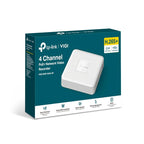 Tplink-Vigi TP-LINK VIGI NVR1104H-4P V1.0 4 KANAL POE 1 SATA H265+ ONVIF NVR KAYIT CİHAZI