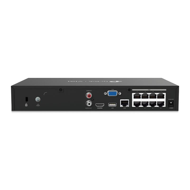 Tplink-Vigi TP-LINK VIGI NVR1008H-8MP V1.2 8 KANAL POE 1 SATA H265+ ONVIF NVR KAYIT CİHAZI
