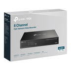 Tplink-Vigi TP-LINK VIGI NVR1008H-8MP V1.2 8 KANAL POE 1 SATA H265+ ONVIF NVR KAYIT CİHAZI