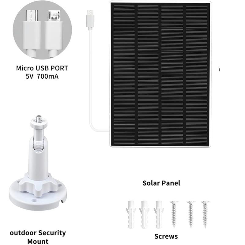 URANIUM UR-SLR 5W MİKRO USB SOLAR PANEL (3 METRE KABLOLU)