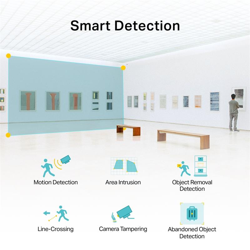 Tplink-Vigi TP-LINK VIGI C230I MINI 3MP 2.8MM LENS 30 METRE IR LED İNSAN/ARAÇ ALGILAMA DAHİLİ MİKROF