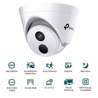 Tplink-Vigi TP-LINK VIGI C430I V1 3MP 4MM LENS 30 METRE IR LED İNSAN/ARAÇ ALGILAMA DOME IP KAMERA