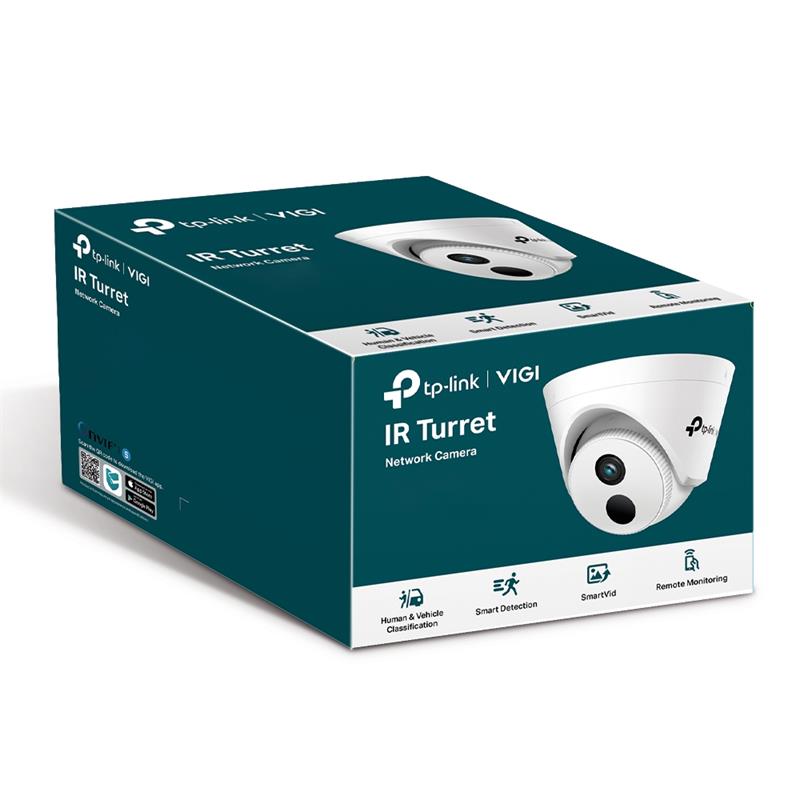 Tplink-Vigi TP-LINK VIGI C430I V1 3MP 4MM LENS 30 METRE IR LED İNSAN/ARAÇ ALGILAMA DOME IP KAMERA