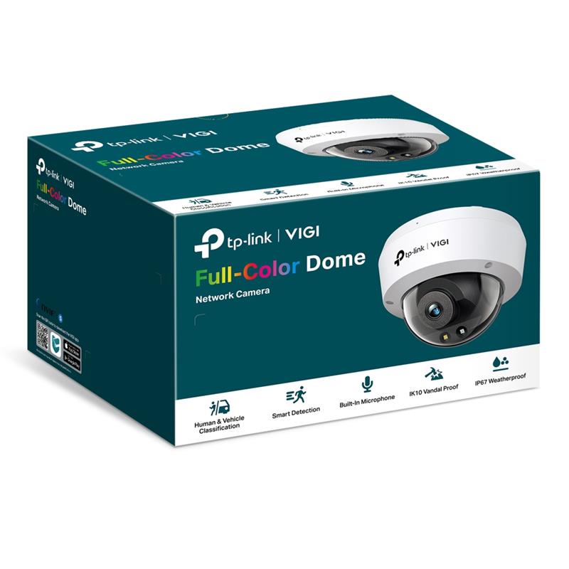 Tplink-Vigi TP-LINK VIGI C230 3MP 4MM LENS 30 METRE 7/24 FULL COLOR İNSAN/ARAÇ ALGILAMA DAHİLİ MİKRO