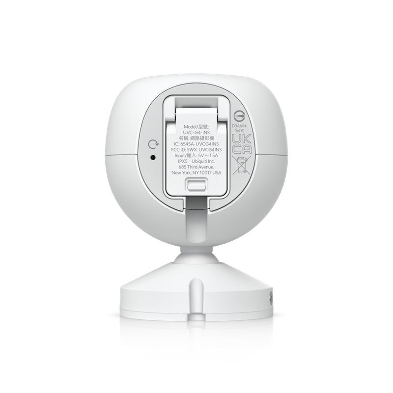 UBNT UBIQUITI UVC-G4-INS 4MP 2.8MM LENS 6 METRE IR ÇİFT YÖNLÜ KONUŞMA İNSAN/ARAÇ/HAYVAN ALGILAMA WIF