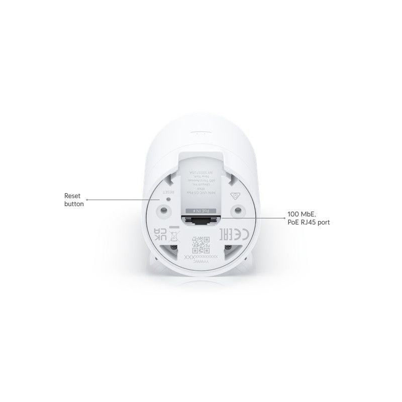 UBNT UBIQUITI UVC-G5-FLEX 4MP 2.8MM LENS 6 METRE IR DAHİLİ MİKROFON İNSAN/ARAÇ/HAYVAN ALGILAMA IPX4