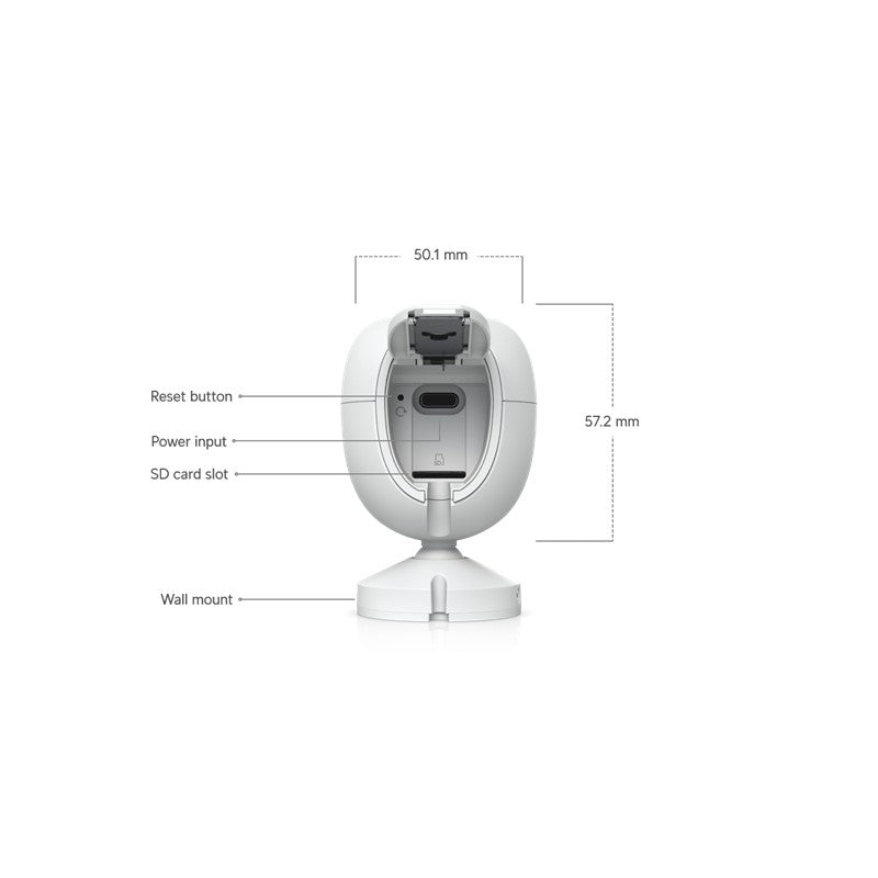 UBNT UBIQUITI UVC-G6-INS-W 8MP 2.8MM LENS 6 METRE IR ÇİFT YÖNLÜ KONUŞMA PLAKA VE YÜZ ALGILAMA WIFI I