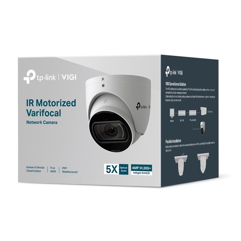 Tplink-Vigi TP-LINK VIGI INSIGHT S445ZI 4MP 2.7-13.5MM LENS 60 METRE IR COLOR İNSAN/ARAÇ ALGILAMA DA