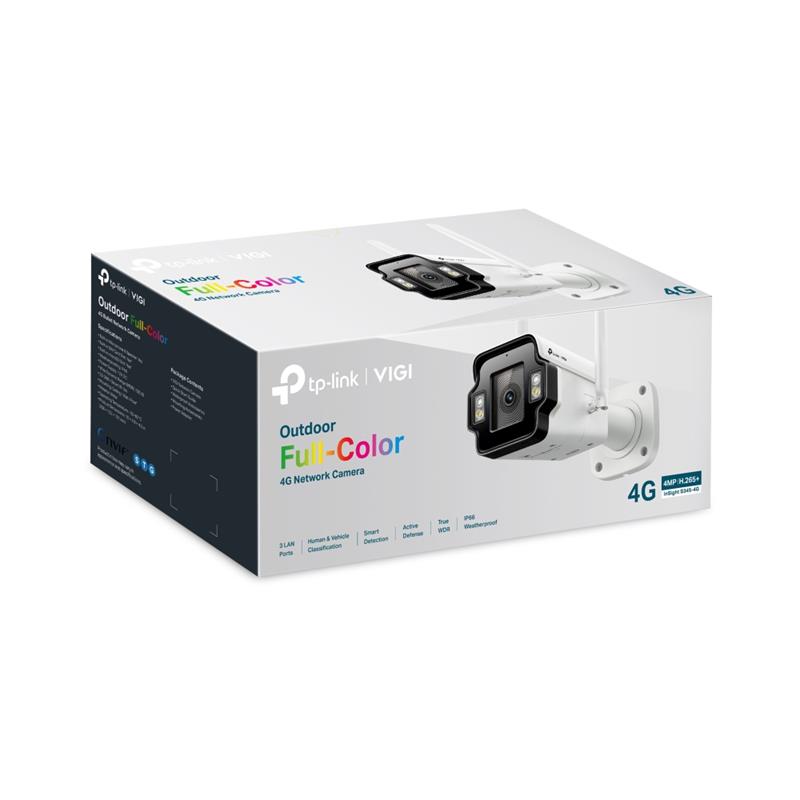 Tplink-Vigi TP-LINK VIGI INSIGHT S345-4G 4MP 4MM LENS 50 METRE IR 30 METRE FULL COLOR İNSAN/ARAÇ ALG
