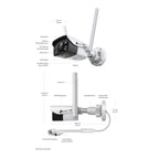 Tplink-Vigi TP-LINK VIGI C340-W V2.20 4MP 4MM LENS 30 METRE 7/24 FULL COLOR İNSAN/ARAÇ ALGILAMA