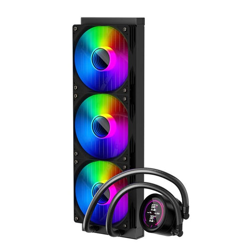 1ST PLAYER THUNDERSTORM TS4 360MM SİYAH ARGB DİJİTAL SICAKLIK GÖSTERGELİ AM5, AM4 / LGA 1851, 1700 İ