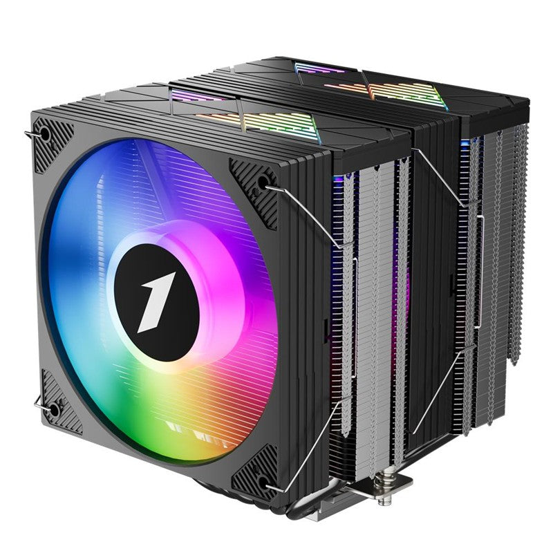 1ST PLAYER CRYO CY12LD SİYAH 2X120MM 4PIN PWM+3PIN ARGB AM4-5/LGA 1851-1700 KULE TİPİ İŞLEMCİ HAVA S