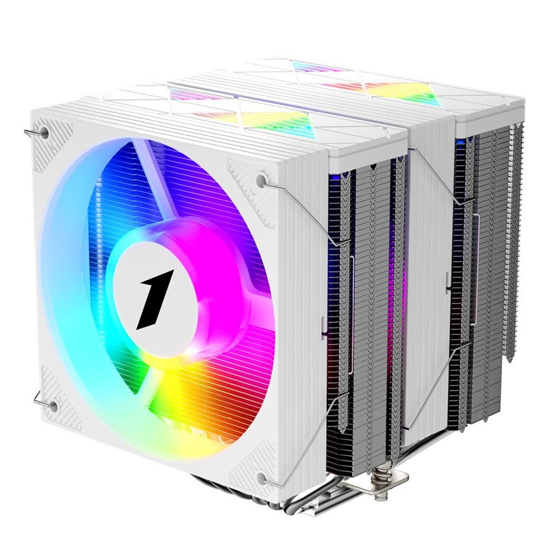 1ST PLAYER CRYO CY12LD BEYAZ 2X120MM 4PIN PWM+3PIN ARGB AM4-5/LGA 1851-1700 KULE TİPİ İŞLEMCİ SOĞUTU