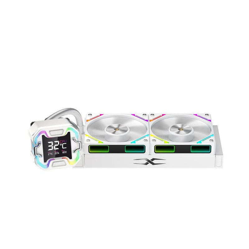 1ST PLAYER X STARSHIP E X240E MM BEYAZ ARGB DİJİTAL EKRAN AM5 / LGA 1851 İŞLEMCİ SIVI SOĞUTUCU