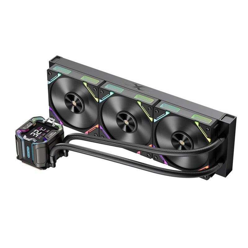1ST PLAYER X STARSHIP E X360E MM SİYAH ARGB DİJİTAL EKRAN AM5 / LGA 1851 İŞLEMCİ SIVI SOĞUTUCU