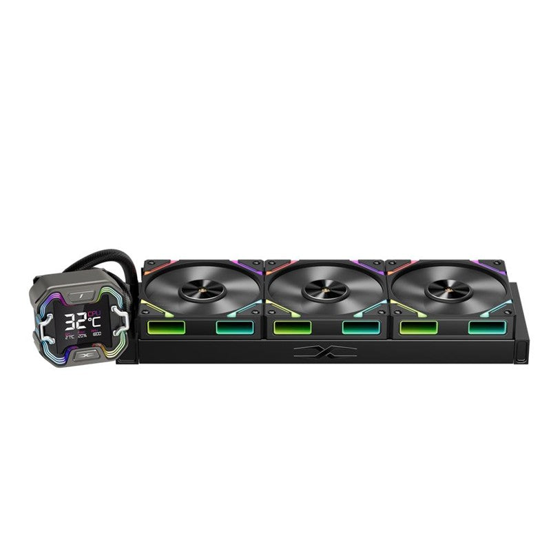 1ST PLAYER X STARSHIP E X360E MM SİYAH ARGB DİJİTAL EKRAN AM5 / LGA 1851 İŞLEMCİ SIVI SOĞUTUCU