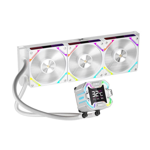 1ST PLAYER X STARSHIP E X360E MM BEYAZ ARGB DİJİTAL EKRAN AM5 / LGA 1851 İŞLEMCİ SIVI SOĞUTUCU