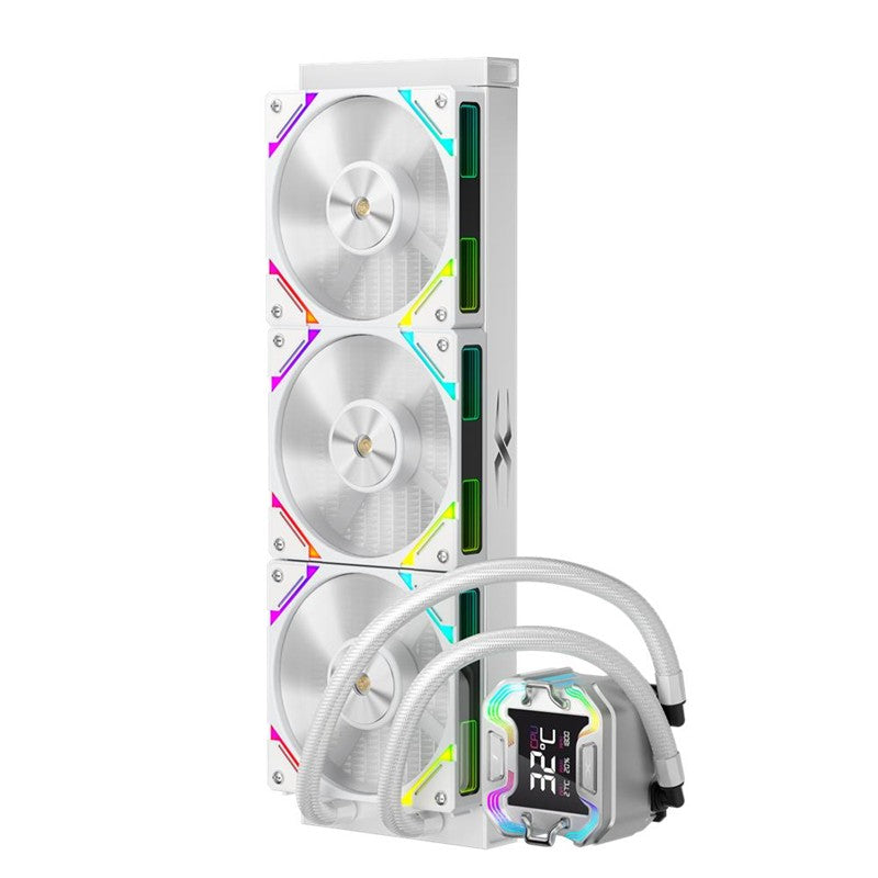1ST PLAYER X STARSHIP E X360E MM BEYAZ ARGB DİJİTAL EKRAN AM5 / LGA 1851 İŞLEMCİ SIVI SOĞUTUCU