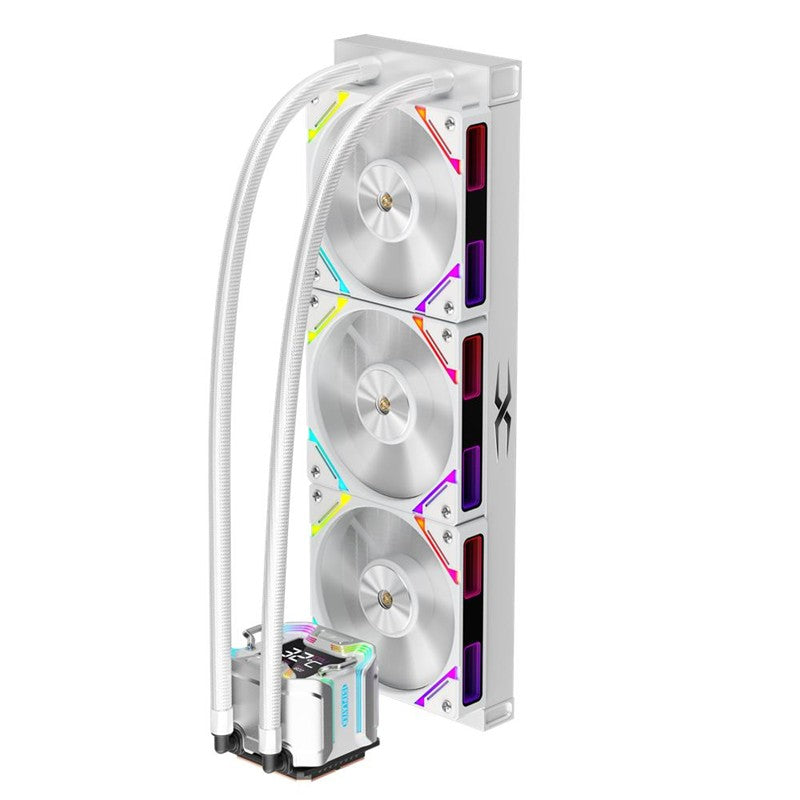 1ST PLAYER X STARSHIP E X360E MM BEYAZ ARGB DİJİTAL EKRAN AM5 / LGA 1851 İŞLEMCİ SIVI SOĞUTUCU