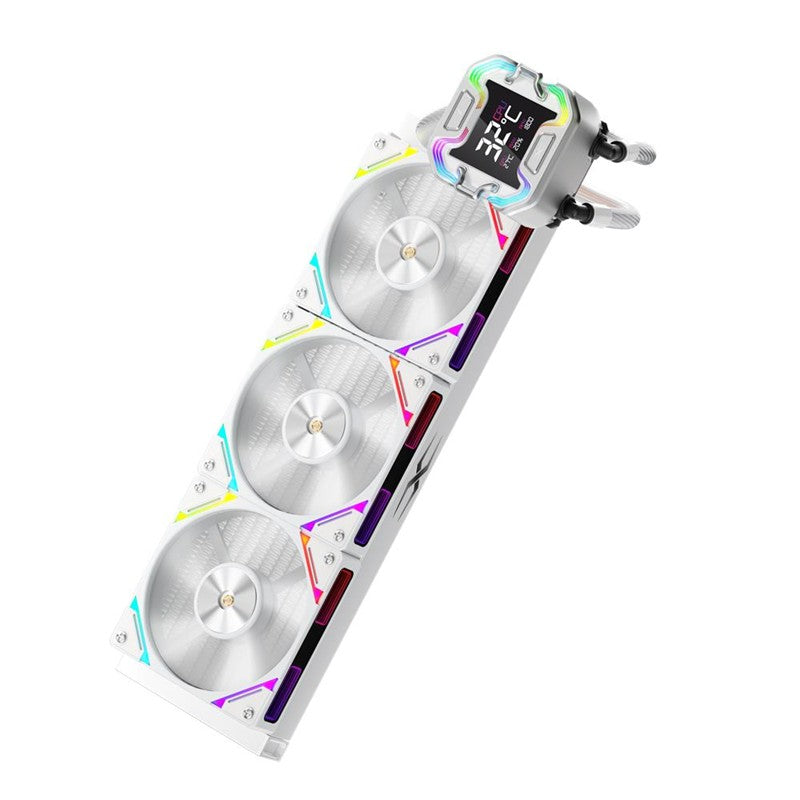 1ST PLAYER X STARSHIP E X360E MM BEYAZ ARGB DİJİTAL EKRAN AM5 / LGA 1851 İŞLEMCİ SIVI SOĞUTUCU
