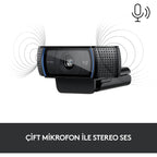 LOGITECH C920S HD PRO WEBCAM SİYAH 960-001252
