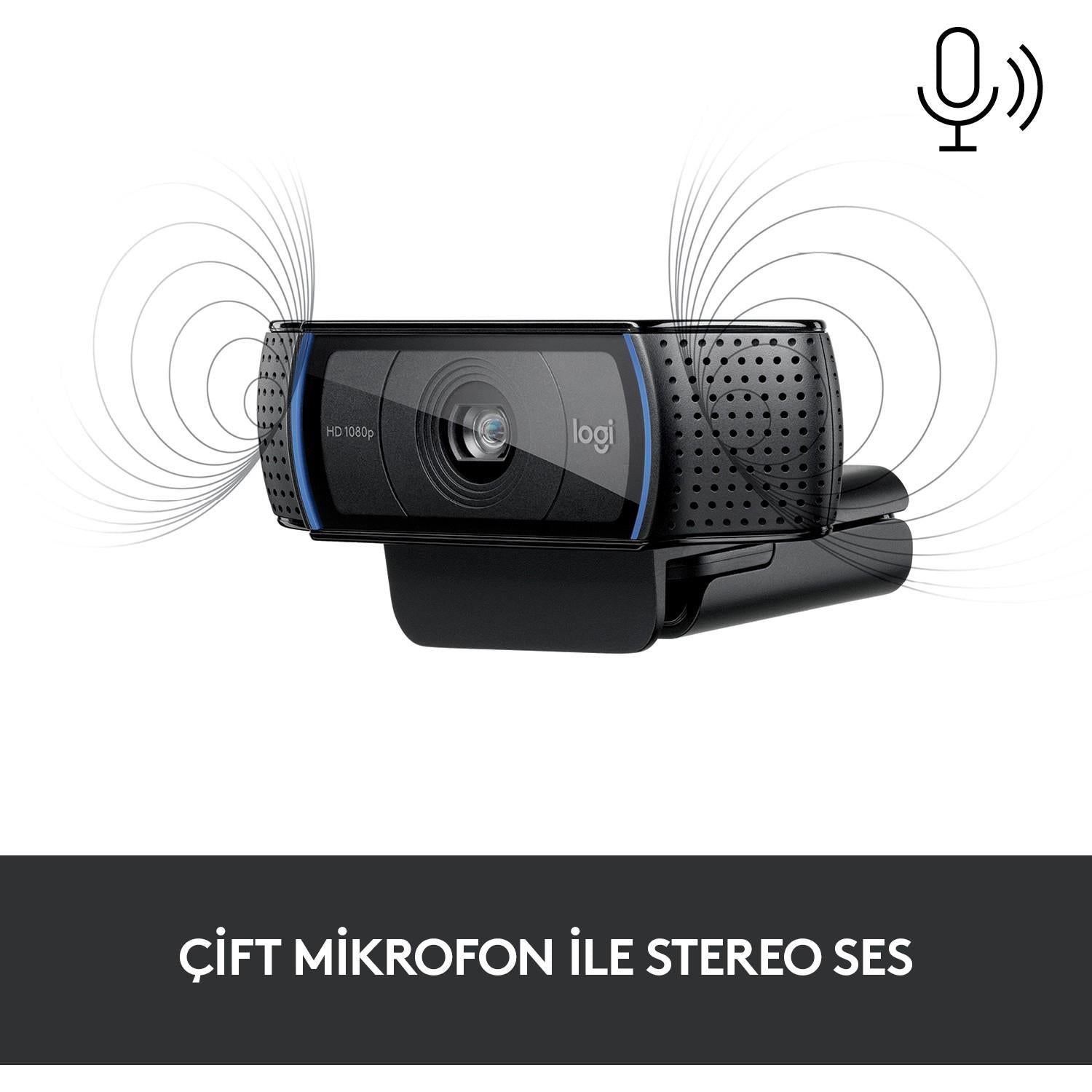 LOGITECH C920S HD PRO WEBCAM SİYAH 960-001252