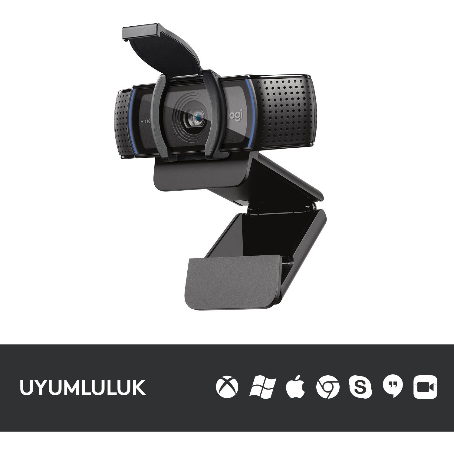 LOGITECH C920S HD PRO WEBCAM SİYAH 960-001252