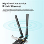 TP-LINK ARCHER TX20E AX1800 WI-FI 6 BLUETOOTH 5.2 PCIE ADAPTOR
