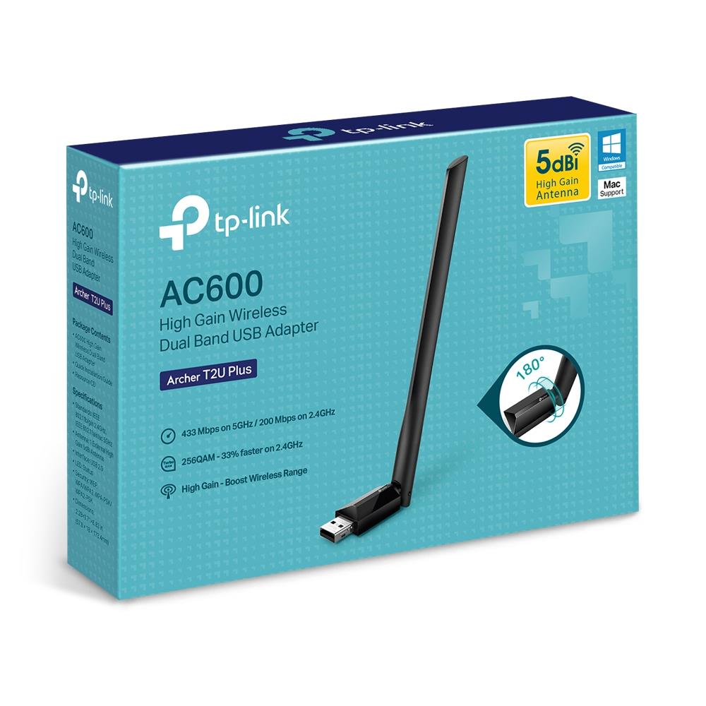 TP-LINK ARCHER T2U PLUS AC600 KABLOSUZ USB ADAPTOR