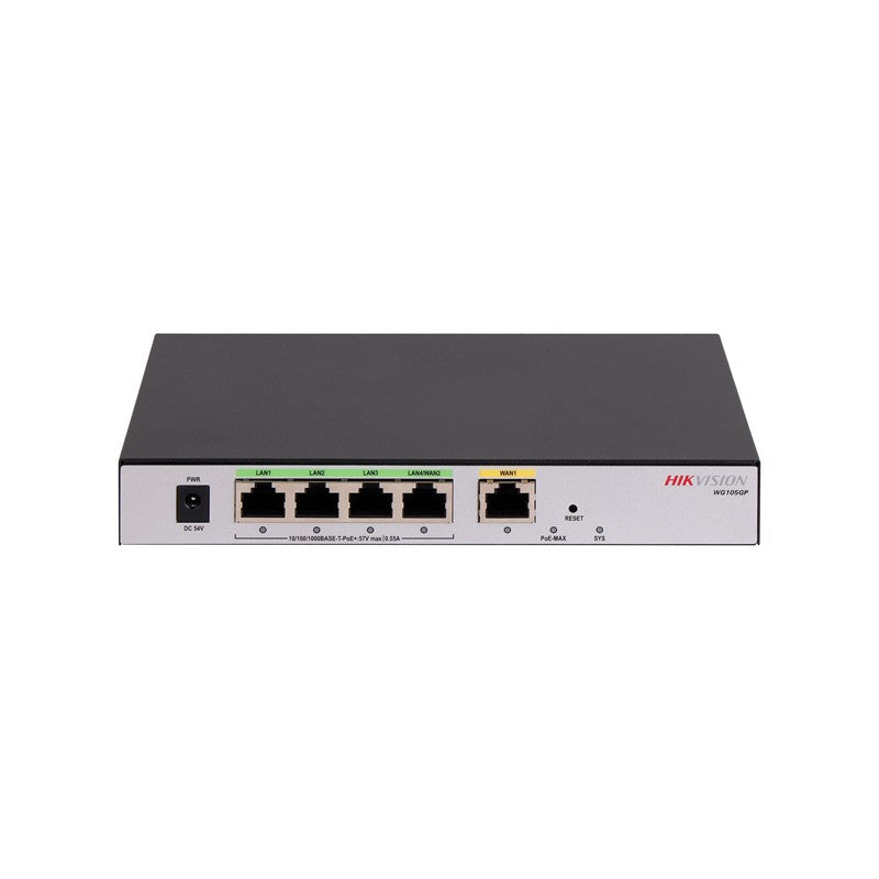 HIKVISION DS-3WG105GP-SI 5 PORT GIGABIT 1GBPS 100 KULLANICI DESTEKLİ 60W POE YÖNETİLEBİLİR ROUTER