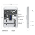 UBNT UBIQUITI UDW 16 PORT GIGABIT(12 PORT POE)+1X10GB SFP+ 300 KULLANICI DESTEKLİ 3.5GBPS WIFI6 DUVA