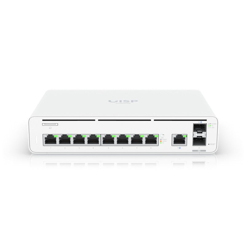 UBNT UBIQUITI UISP-CONSOLE 8 PORT GIGABIT+1WAN PORT+2X10GB SFP+ PORT GATEWAY ROUTER