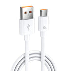 SENSEI 0.25 METRE USB TO TYPE-C 6A DATA VE ŞARJ KABLOSU (SNSDC-0.25M) (MFI UYUMLU DEGILDIR)