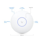 UBNT UBIQUITI U7-PRO 2.4/5/6GHZ WIFI7 802.11BE 6 SPATIAL STREAM 2X2 MU-MIMO 7.3MBPS TAVAN TİPİ ACCES