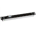 URANIUM 6 LI PDU 1U 1X16 SİGORTA 3X1.5MT KABLO ALÜMİNYUM RACKMOUNT GRUP PRİZ