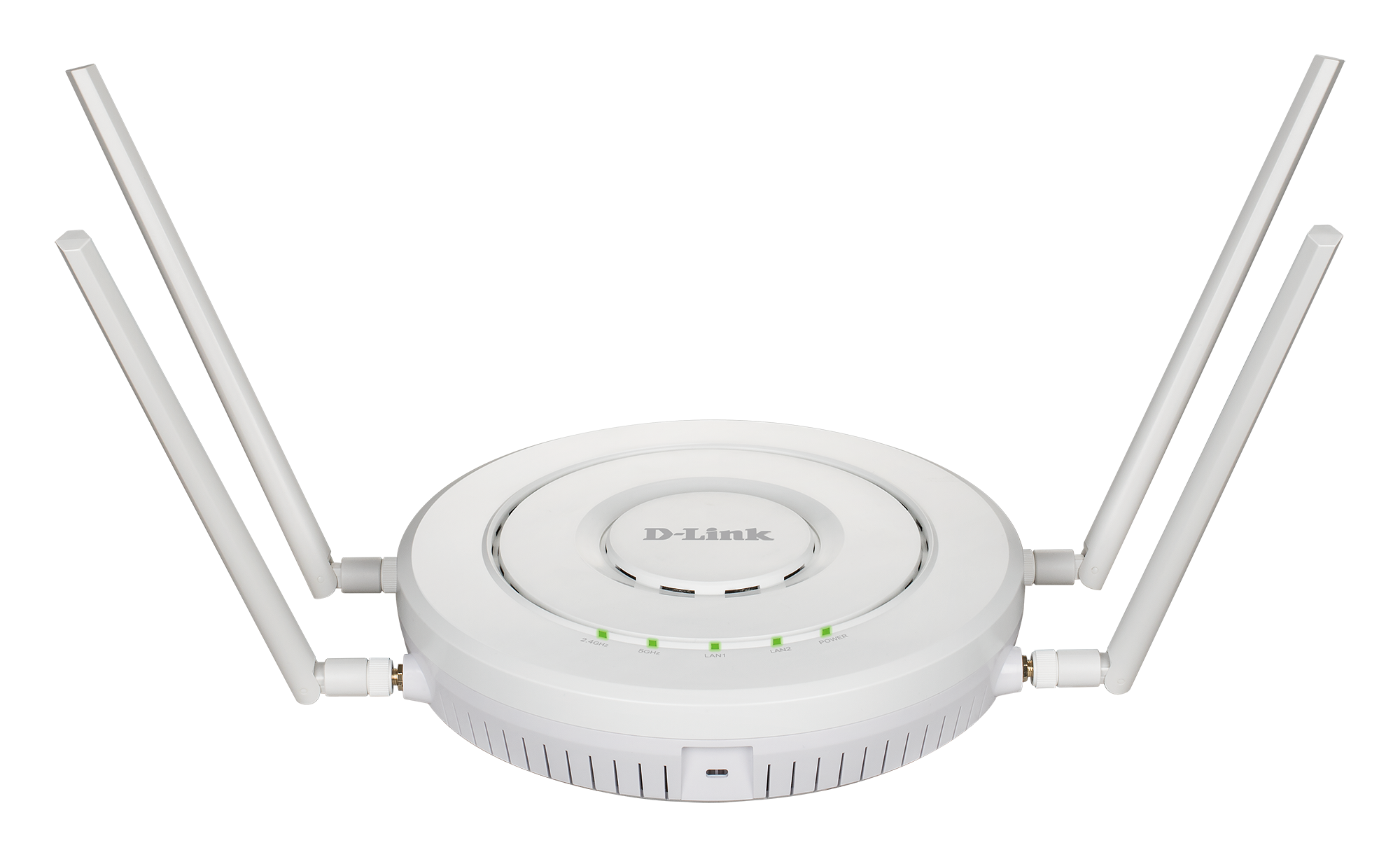 Dlink D-LINK DWL-8620APE 2 PORT GIGABIT 2.4/5GHZ AC2600 WAVE2 4X4 MU-MIMO TAVAN TİPİ ACCESS POINT