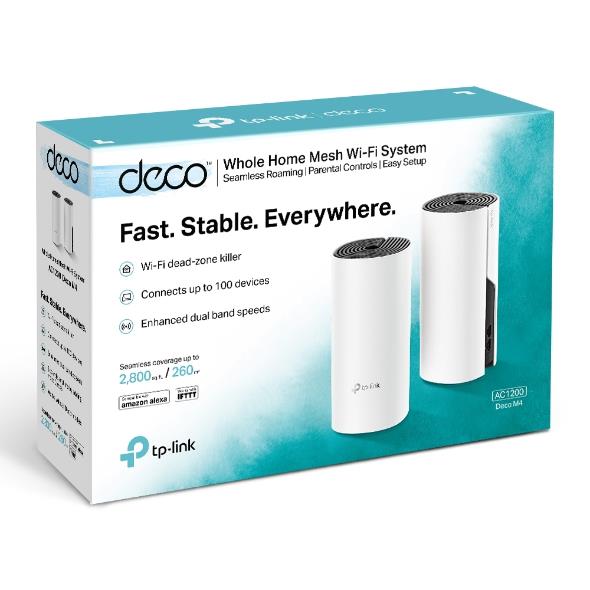 TP-LINK DECO M4 1200MBPS MESH WI-FI SİSTEMİ (İKİLİ)