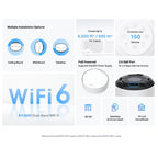 TP-LINK DECO X50-POE AX3000 MESH EV WI-FI 6 SİSTEMİ (ÜÇLÜ)