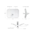 UBNT UBIQUITI LBE-M5-23 5GHZ 23DBI 20KM PTP/PTMP DIŞ ORTAM ACCESS POINT(ADAPTÖRLÜ)