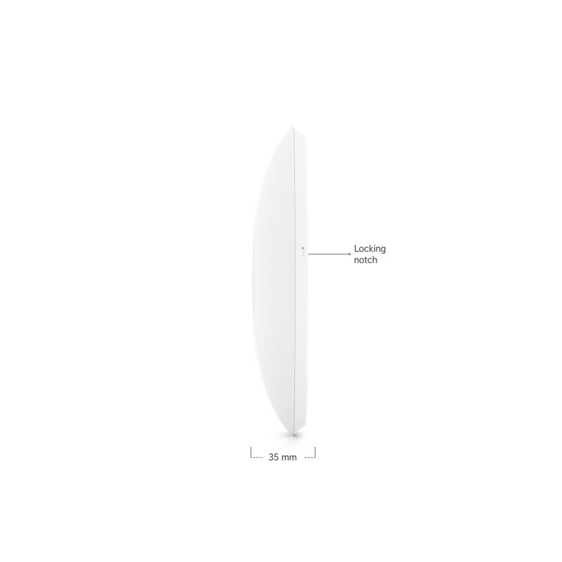UBNT UBIQUITI U6-PRO 2.4/5GHZ DUALBAND WIFI6 4X4 MU-MIMO 5.3GBPS İÇ ORTAM TAVAN TİPİ ACCESS POINT(AD