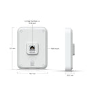 UBNT UBIQUITI U7-IW 2.5GB POE GİRİŞ/ÇIKIŞ 2.4/5GHZ DUALBAND WIFI7 2X2 MIMO 7.3MBPS DUVAR TİPİ ACCESS