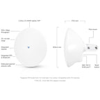 UBNT UBIQUITI LTU-PRO 1 PORT GIGABIT 5GHZ 900MBPS 24DBI 14 DERECE 25KM PTP/PTMP DIŞ ORTAM ACCESS POI